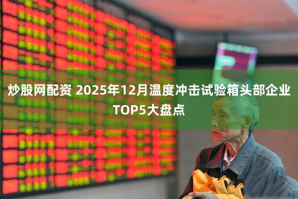 炒股网配资 2025年12月温度冲击试验箱头部企业TOP5大盘点